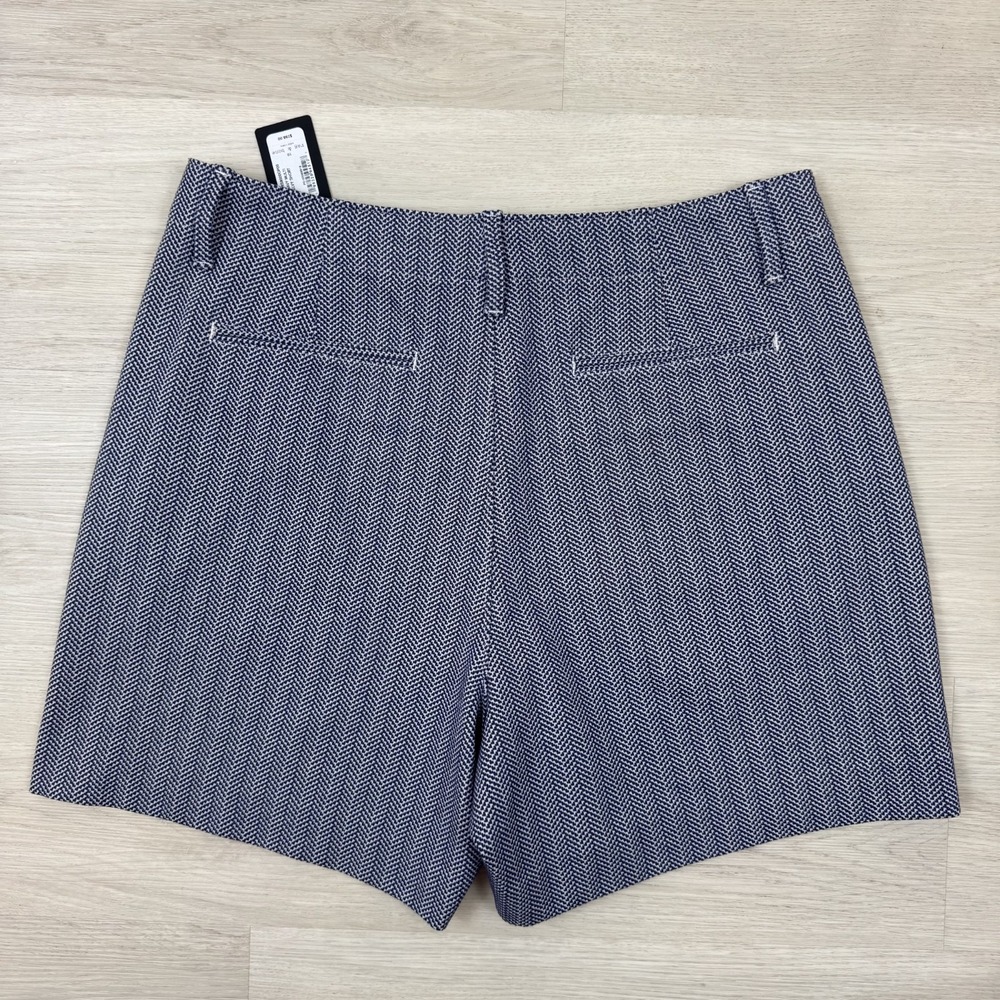 Rag & Bone Elvy Chevron Shorts Womens 10 Navy $298 - Picture 6 of 12
